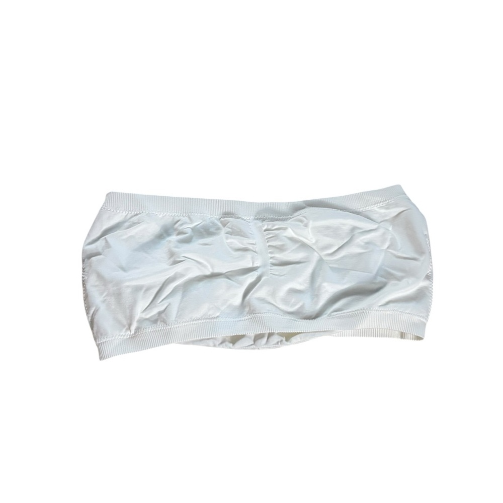 Ambrielle White Strapless Top
